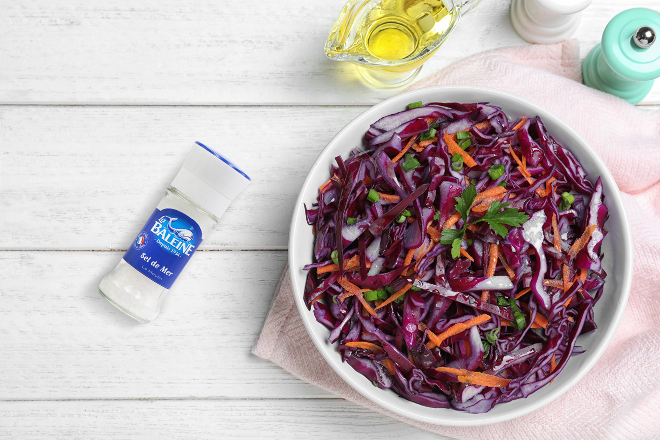 recette Salade de chou rouge et carottes La Baleine recette Salade de chou rouge et carottes La Baleine